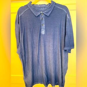 Tommy Bahama Blue Polo Shirt Classic Design